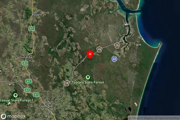 Toolara,Queensland Satellite Map