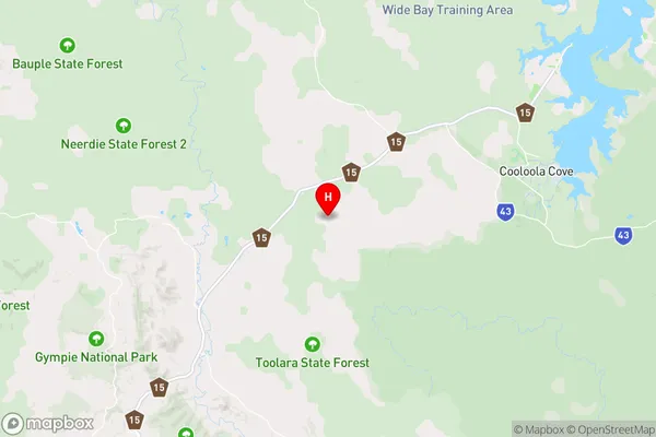 Toolara,Queensland Area Map