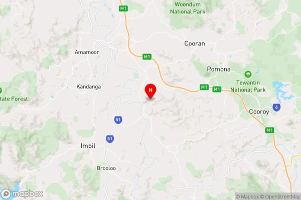 Tuchekoi,Queensland Area Map