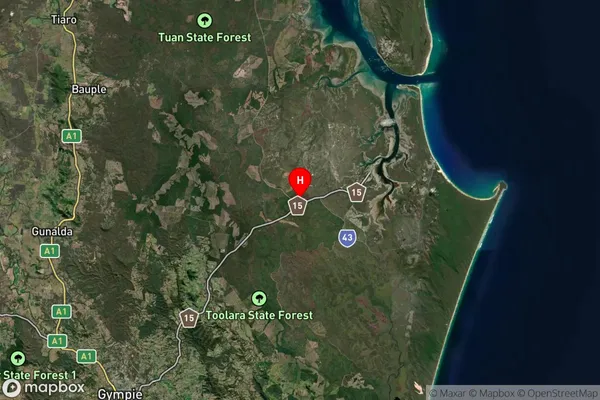 Wallu,Queensland Satellite Map