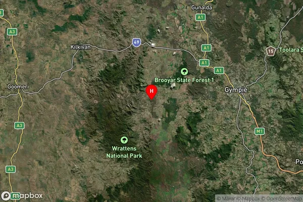 Widgee,Queensland Satellite Map