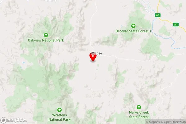 Widgee,Queensland Area Map