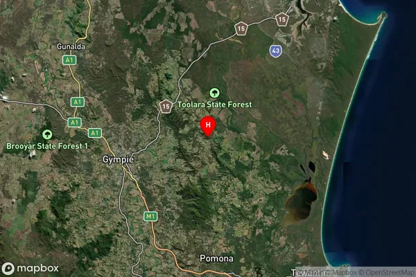 Wolvi,Queensland Satellite Map