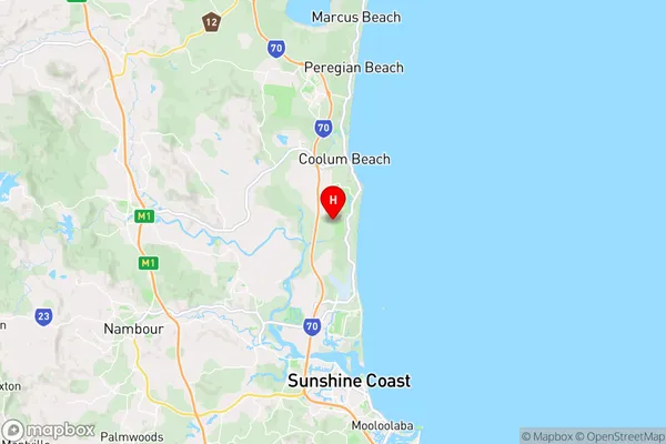 Mount Coolum,Queensland Area Map