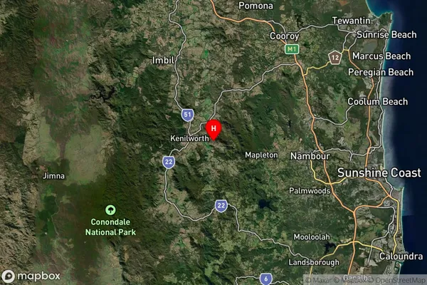 Coolabine,Queensland Satellite Map