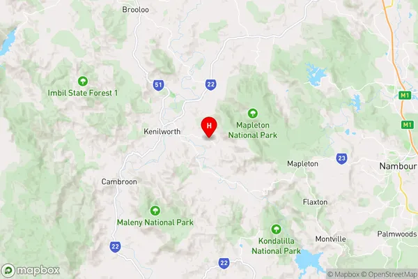 Coolabine,Queensland Area Map