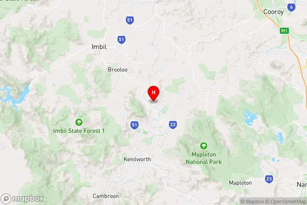 Moy Pocket,Queensland Area Map