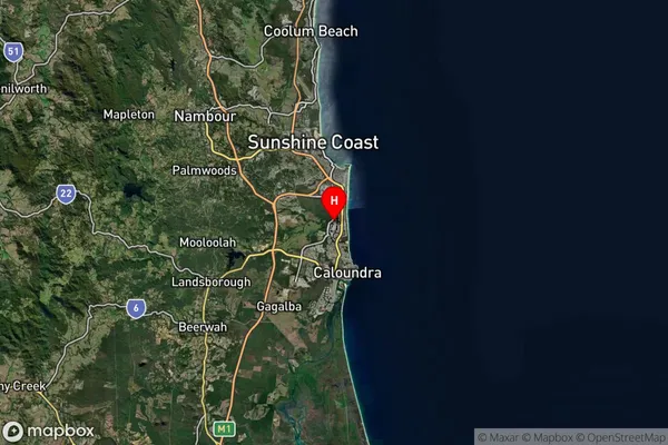 Birtinya,Queensland Satellite Map