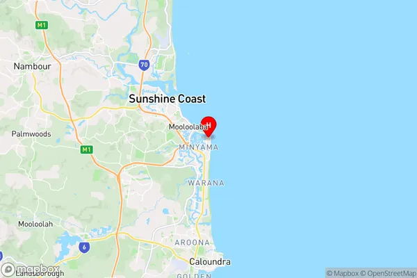 Buddina,Queensland Area Map