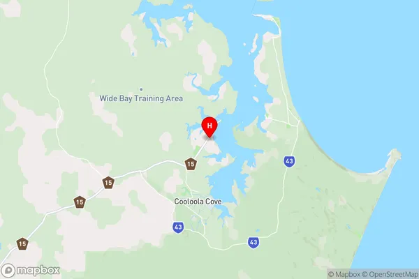 Tin Can Bay,Queensland Area Map