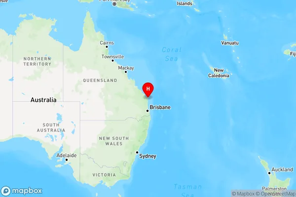 Eurong,Queensland Region Map