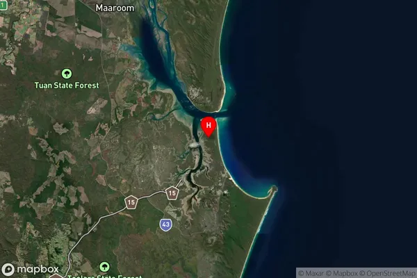 Inskip,Queensland Satellite Map