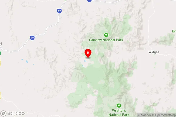 Black Snake,Queensland Area Map