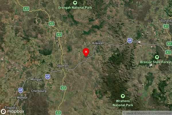 Cinnabar,Queensland Satellite Map