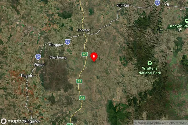 Barambah,Queensland Satellite Map