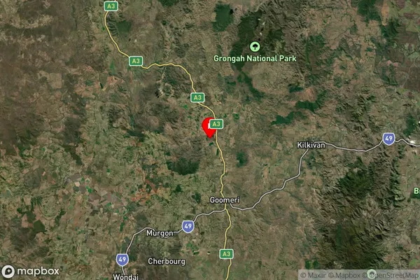 Boonara,Queensland Satellite Map