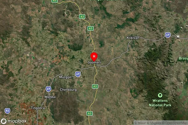 Goomeri,Queensland Satellite Map