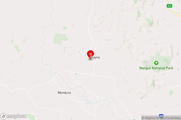 Cloyna,Queensland Area Map