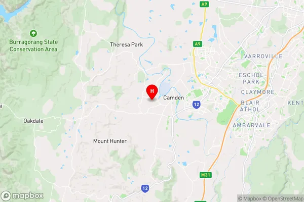 Grasmere,New South Wales Area Map