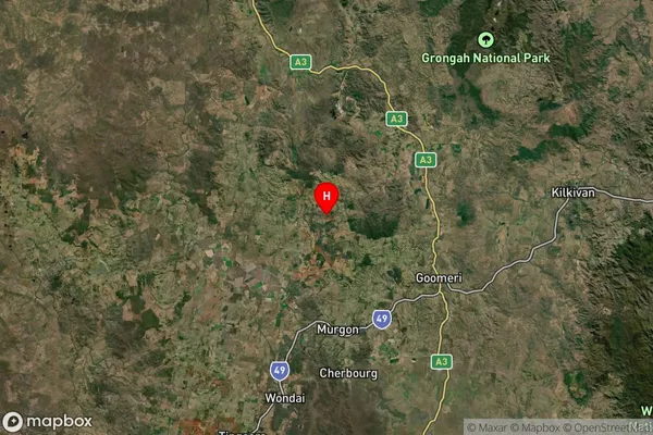 Crownthorpe,Queensland Satellite Map