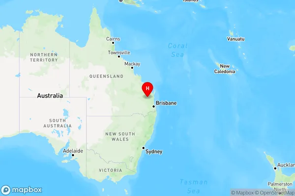 Crownthorpe,Queensland Region Map