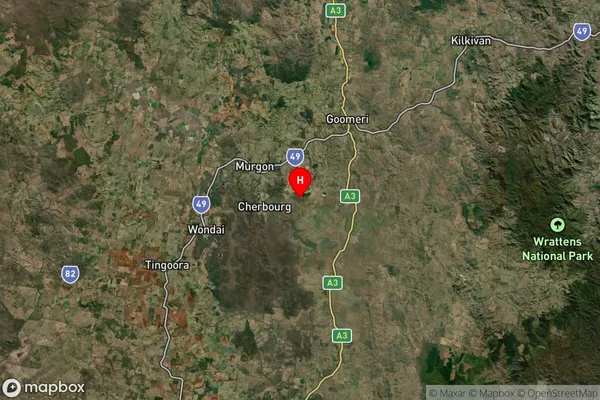 Moffatdale,Queensland Satellite Map