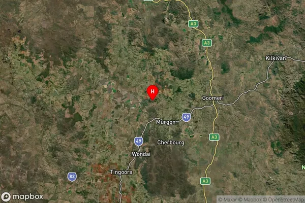 Oakdale,Queensland Satellite Map