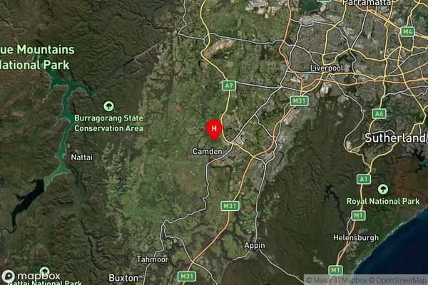 Kirkham,New South Wales Satellite Map