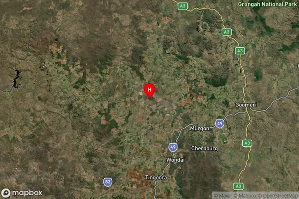 Silverleaf,Queensland Satellite Map