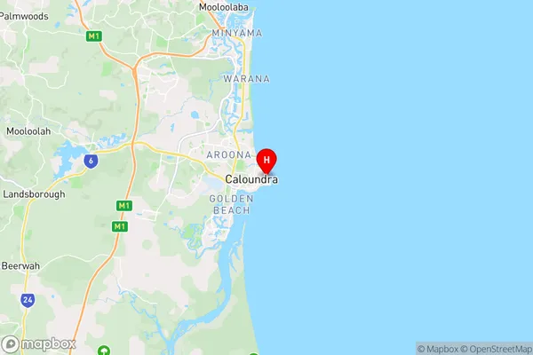 Shelly Beach,Queensland Area Map