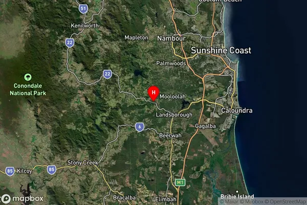 Bald Knob,Queensland Satellite Map