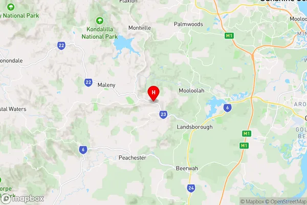 Bald Knob,Queensland Area Map