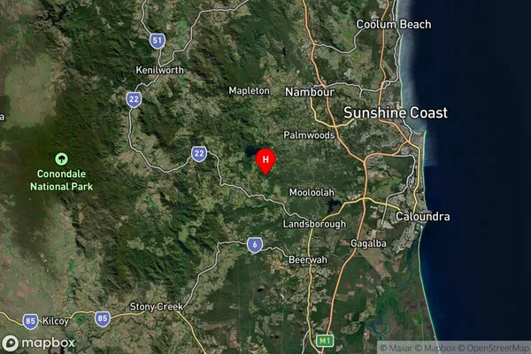 Balmoral Ridge,Queensland Satellite Map