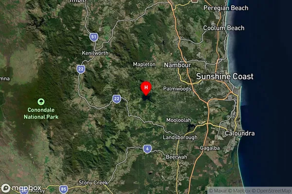 Baroon Pocket,Queensland Satellite Map