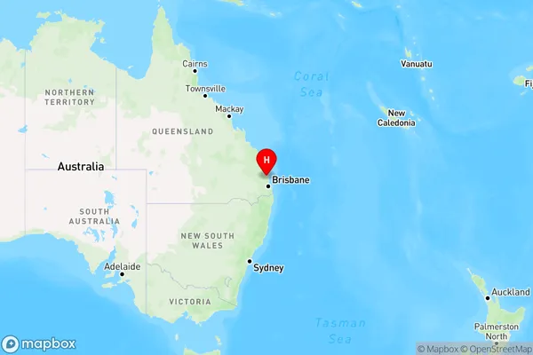 Baroon Pocket,Queensland Region Map