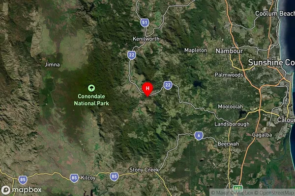 Conondale,Queensland Satellite Map