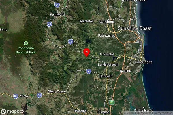 Mountain View,Queensland Satellite Map