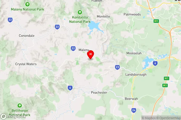 Mountain View,Queensland Area Map