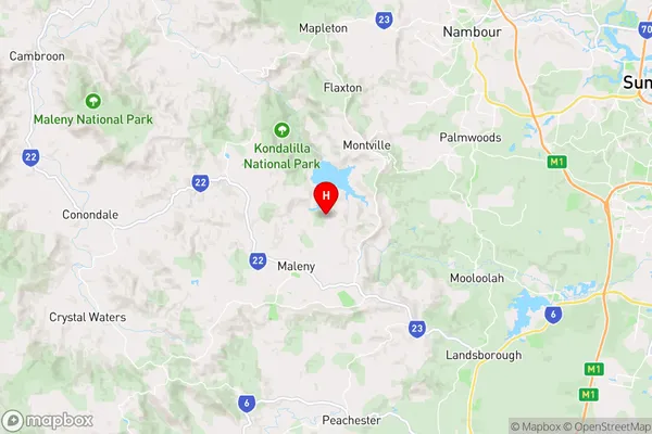 North Maleny,Queensland Area Map