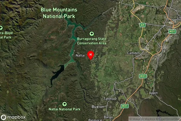 Oakdale,New South Wales Satellite Map