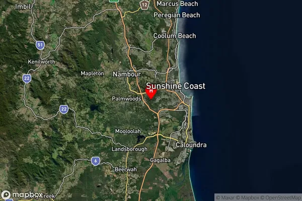 Mons,Queensland Satellite Map