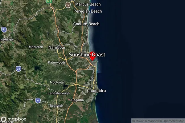 Mooloolaba,Queensland Satellite Map