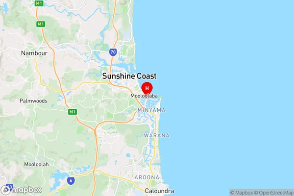 Mooloolaba,Queensland Area Map