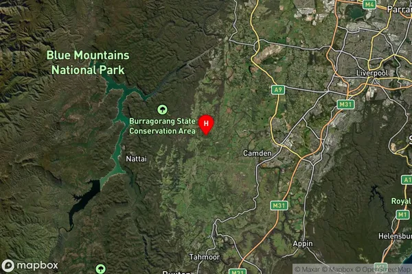 Orangeville,New South Wales Satellite Map