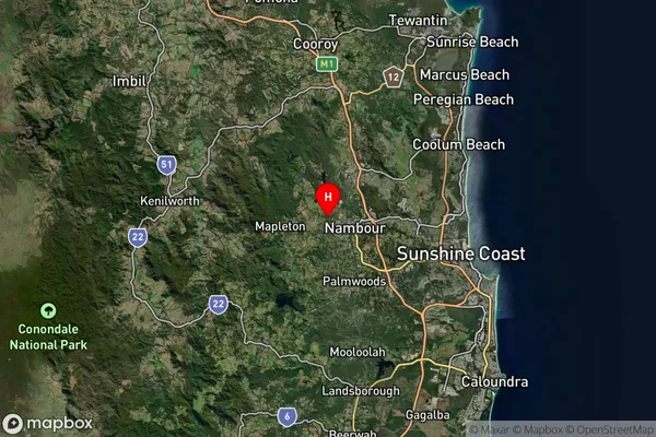 Highworth,Queensland Satellite Map