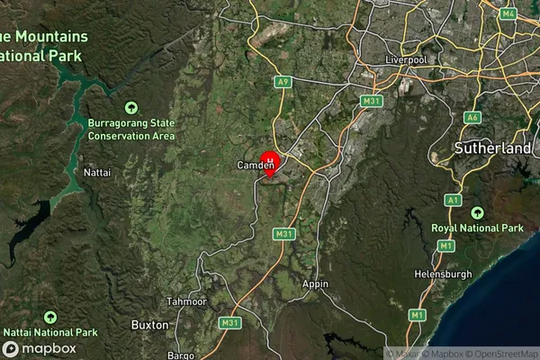 Spring Farm,New South Wales Satellite Map