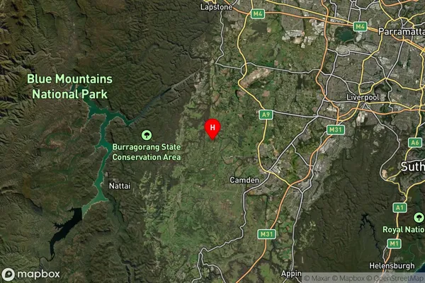 Theresa Park,New South Wales Satellite Map