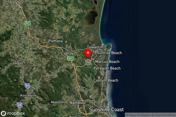 Doonan,Queensland Satellite Map