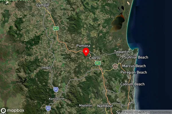 Black Mountain,Queensland Satellite Map