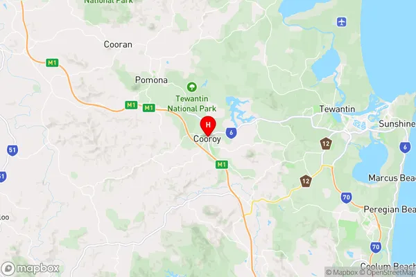 Cooroy,Queensland Area Map